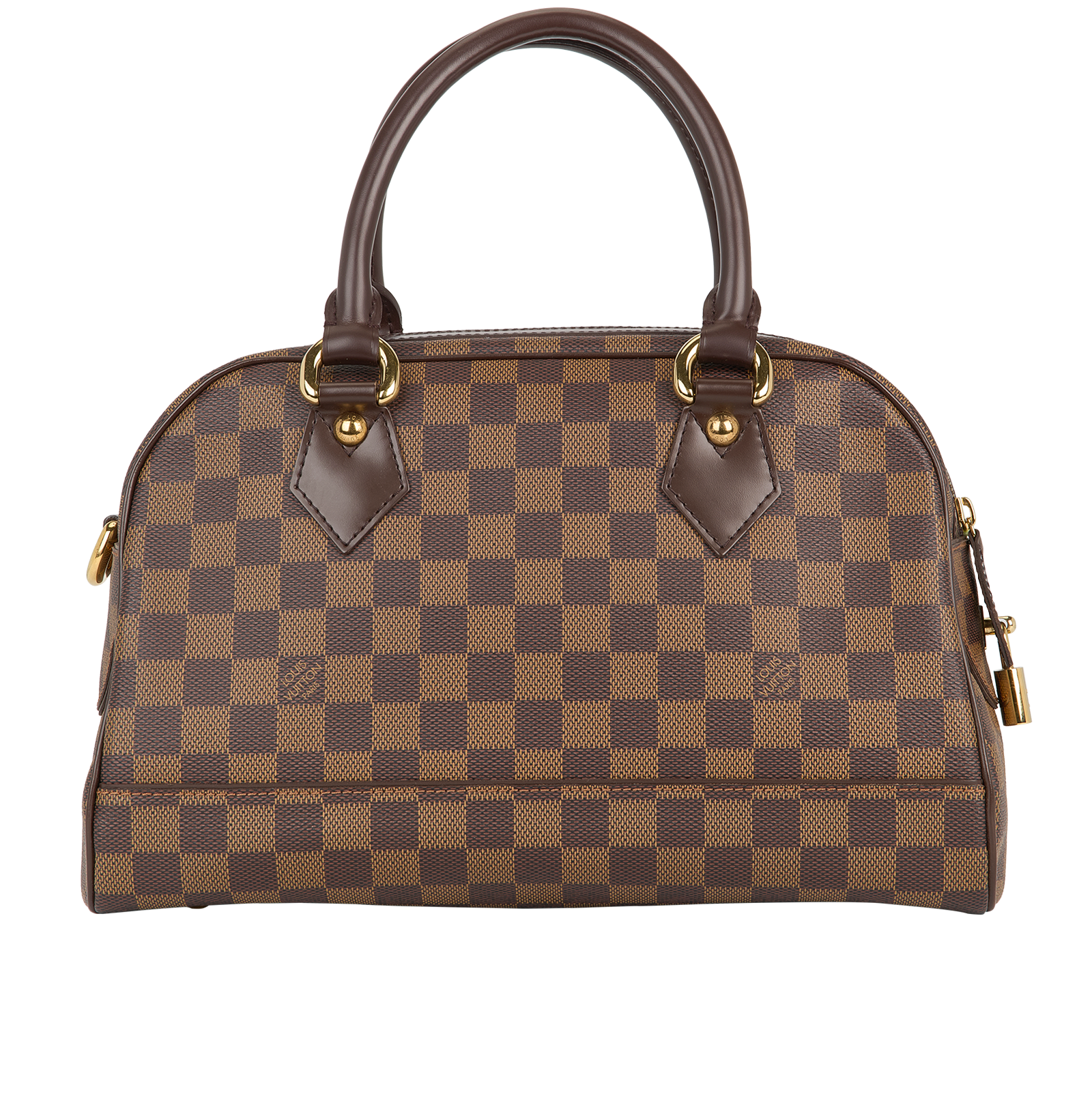 Duomo, &pound;795, Handbags, Brown, Canvas, Back view